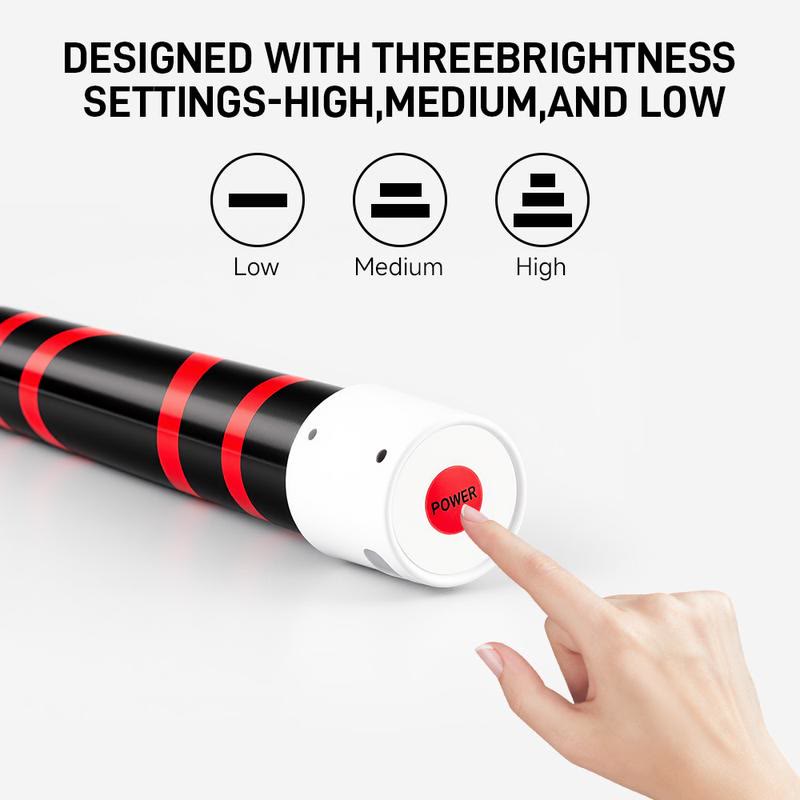 Bendable LED Flashlight Stick - 28\" Flexible Design - image 3