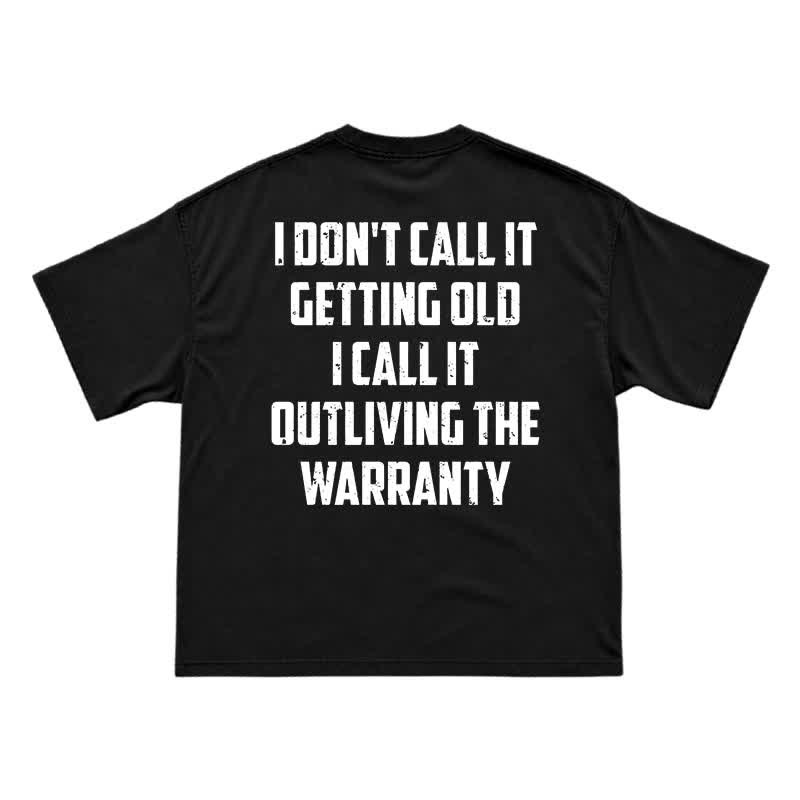 Vintage Distressed Back Graphic Relaxed Crew Neck T-Shirt - Black - US16-18(2XL) - image 1