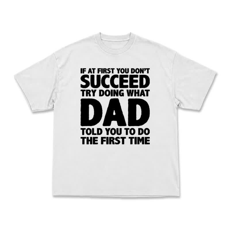 Casual Bold Slogan Graphic Cotton Blend T-Shirt - White - US16-18(2XL) - image 2