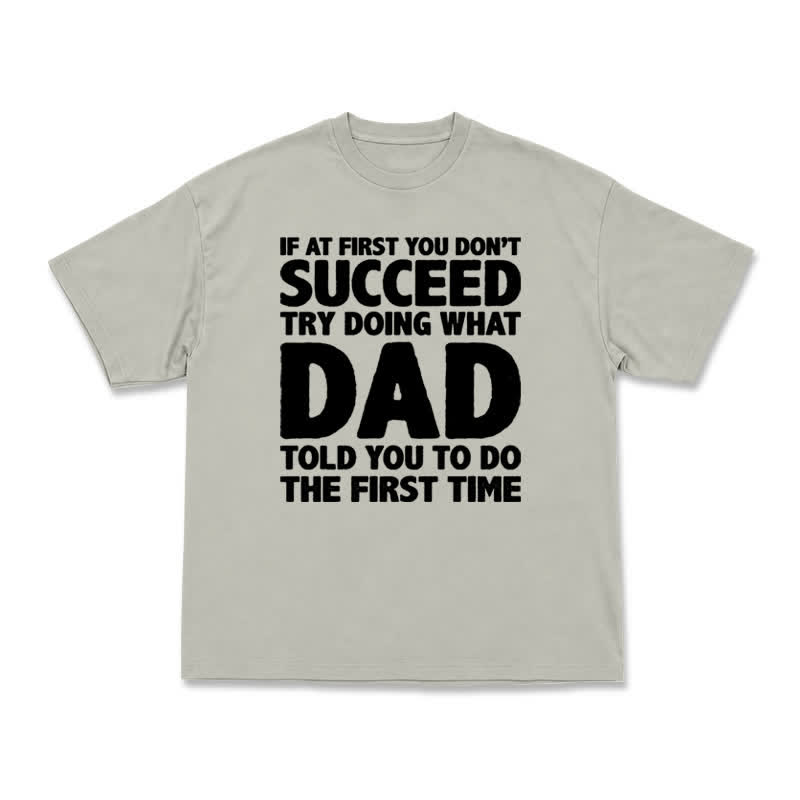 Casual Bold Slogan Graphic Cotton Blend T-Shirt - Warm Grey - US16-18(2XL) - image 3