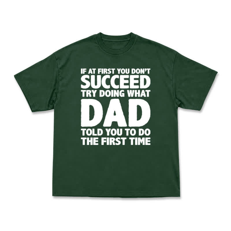 Casual Bold Slogan Graphic Cotton Blend T-Shirt - Green - US16-18(2XL) - image 15