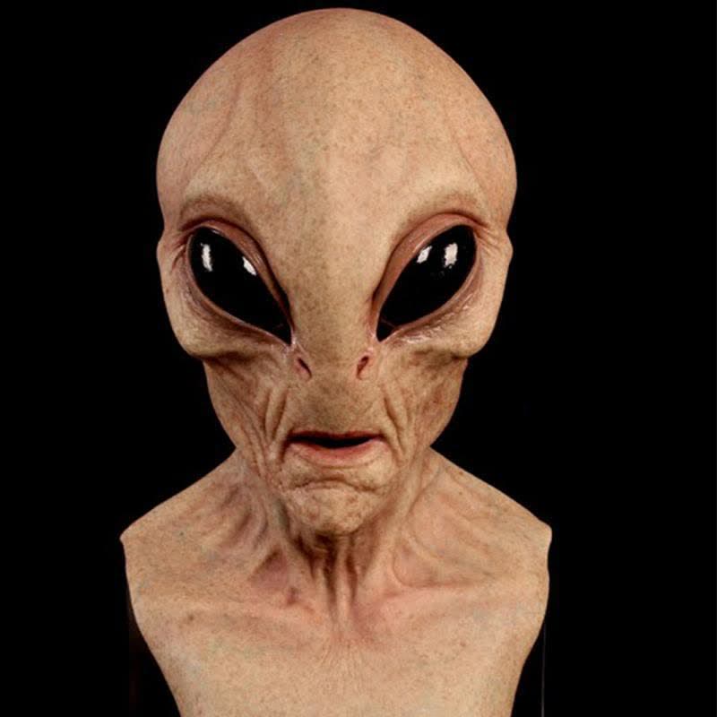 Realistic Alien Mask - Flesh-colored alien - one size - image 2