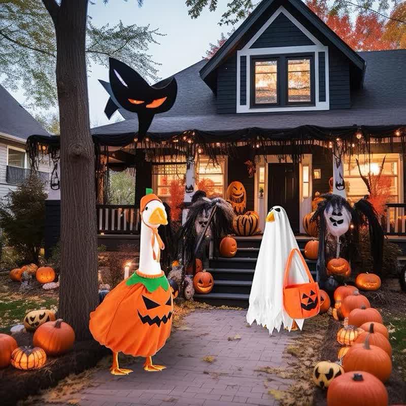 2 Sets Halloween Porch Goose Outfit - image 2