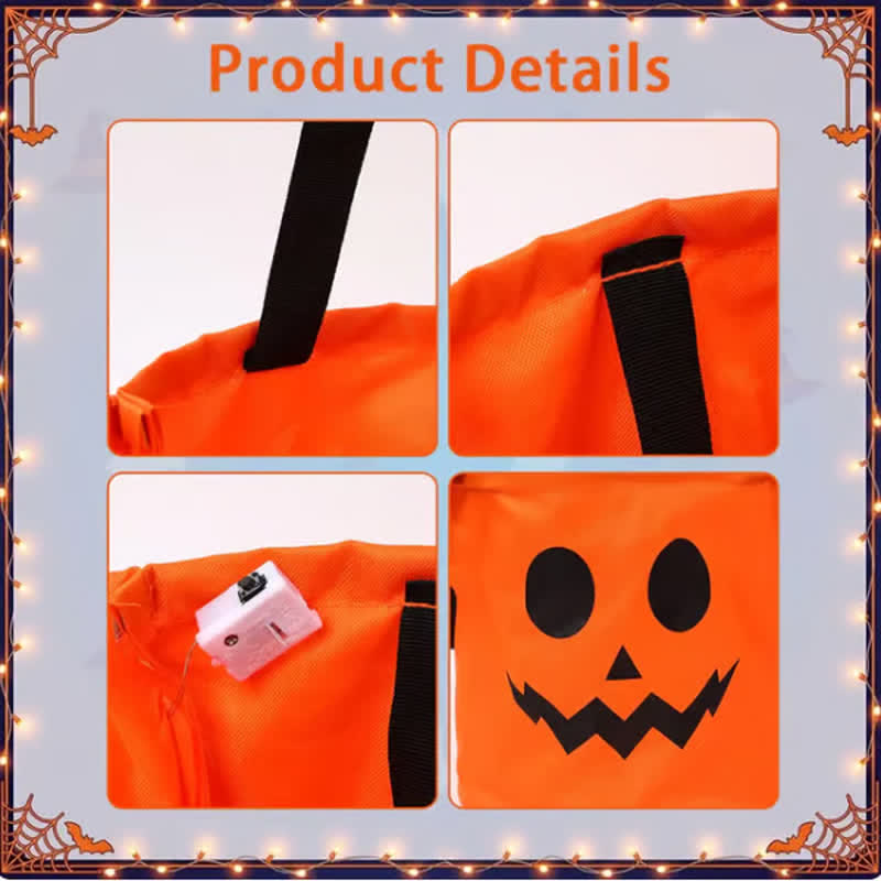 🎃3/4 Pcs Halloween Candy Bucket with LED Lights✨ - image 6