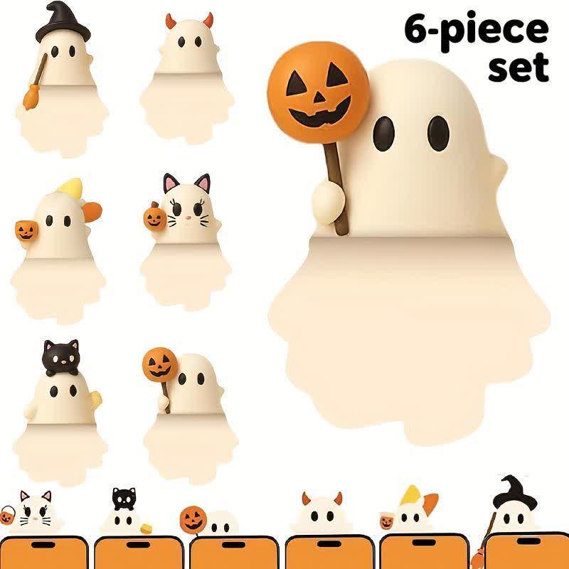 👻Ghostees Phone Buddy Stickers - 👻Ghostees Phone Buddy Stickers - 6 Pack - image 1