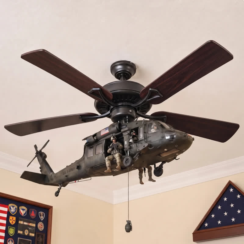 Military Helicopter Fan Attachment - UH-60 Black Hawk - image 2