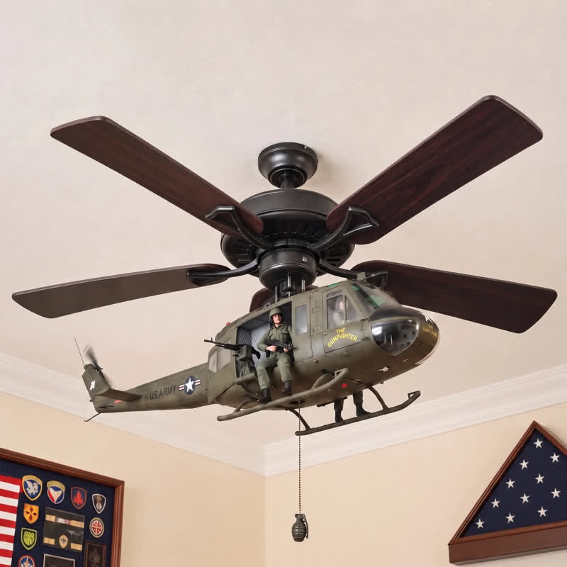 Military Helicopter Fan Attachment - UH-1 Huey - The Gunfighter - image 9
