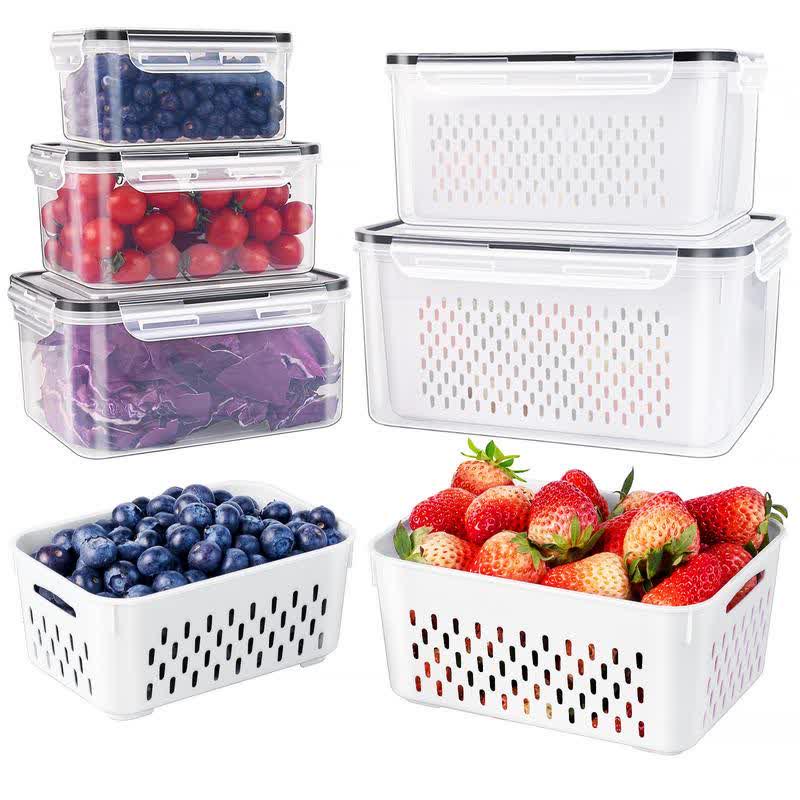 5 Pack Fridge Organizers and Storage - 5 Pack Fridge Organizers and Storage - image 1