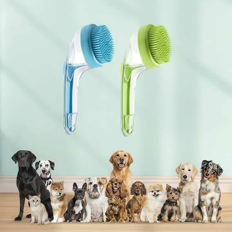 2026 New 2-in-1 Pet Bath & Grooming Deshedding Animal Hair Brush - image 3