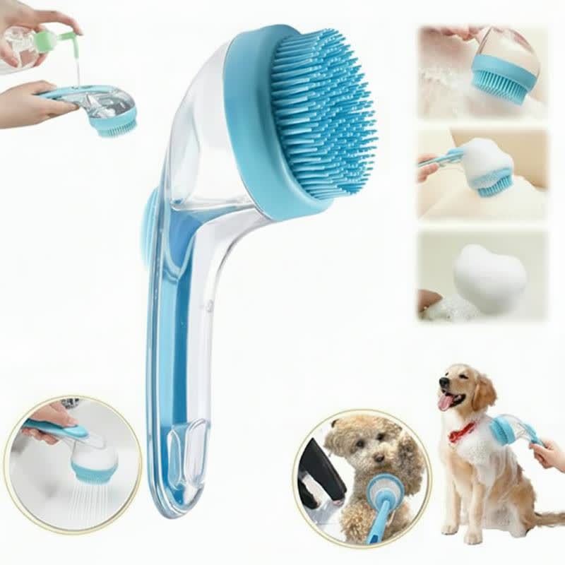 2026 New 2-in-1 Pet Bath & Grooming Deshedding Animal Hair Brush - image 1