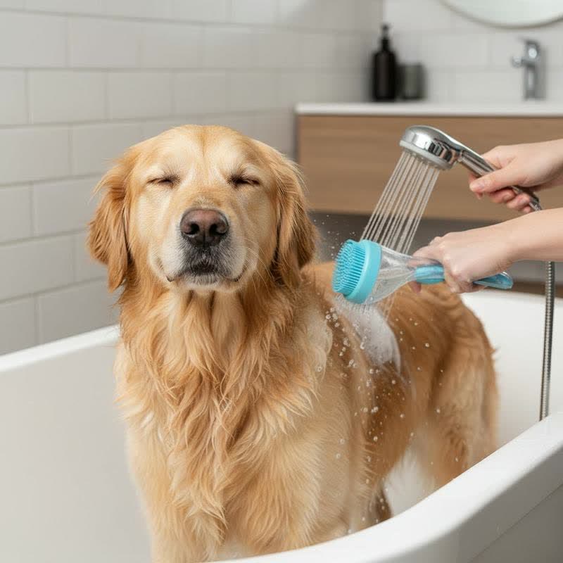2026 New 2-in-1 Pet Bath & Grooming Deshedding Animal Hair Brush - image 4