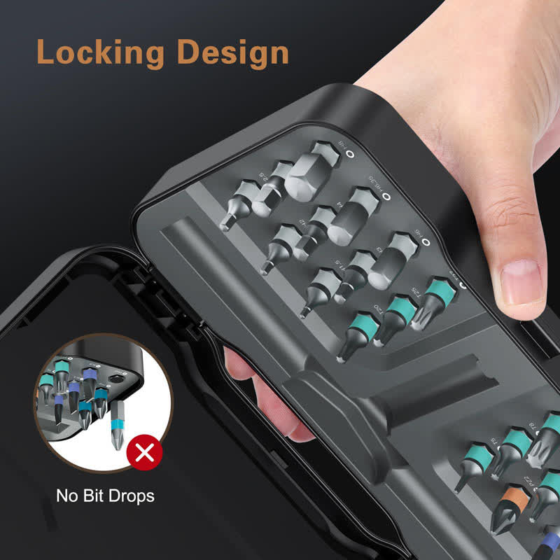 Ratchet Magetic Screwdriver Set, S2 Steel Precision Screwdriver Set - Removable Self Assembly Screwdriver Kit for Furniture Assembly and Repair - Gift for DIYer backtoschool - image 2