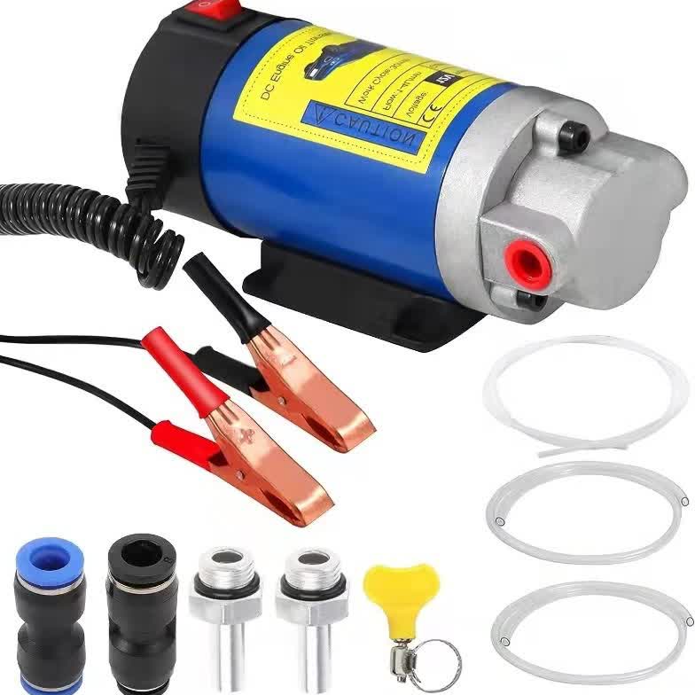 12V 100W Efficient Powerful Self-Priming Oil Pump - 12v Pump - image 1