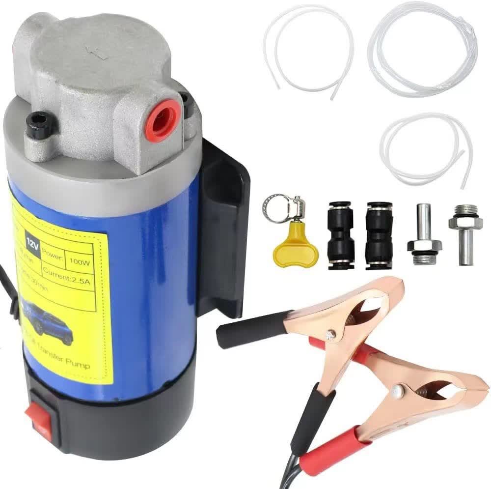 12V 100W Efficient Powerful Self-Priming Oil Pump - image 2