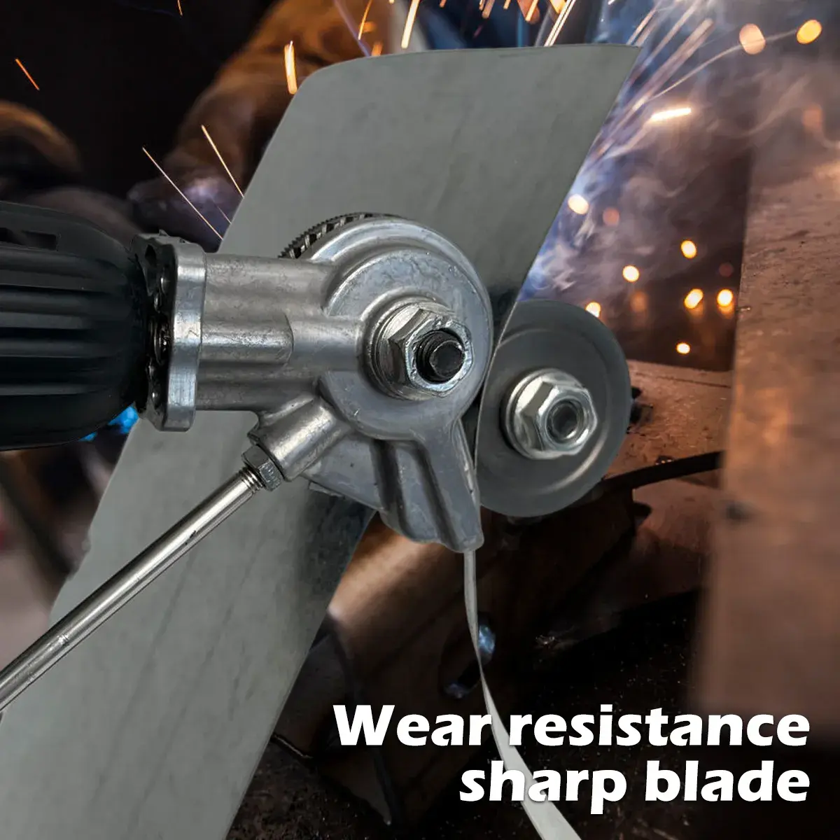 Electric Drill Shearing Machine Plate Cutter Metal Nibbler Drill Attachment Tool with 3pcs Wrench - image 6