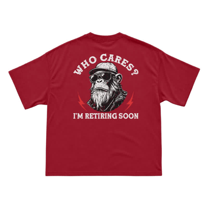 Who Cares? I'm Retiring Soon Funny T-Shirt for Men - Red - US16-18(2XL) - image 14