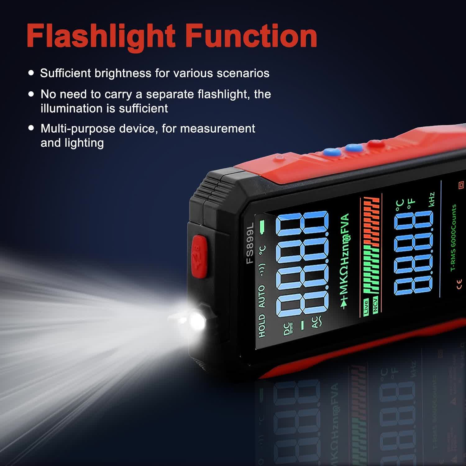 Digital Multimeter 2026 Upgraded FS899L for Auto Home Industrial - image 8