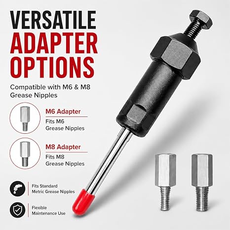 Heavy Duty Grease Fitting Cleaner Tool