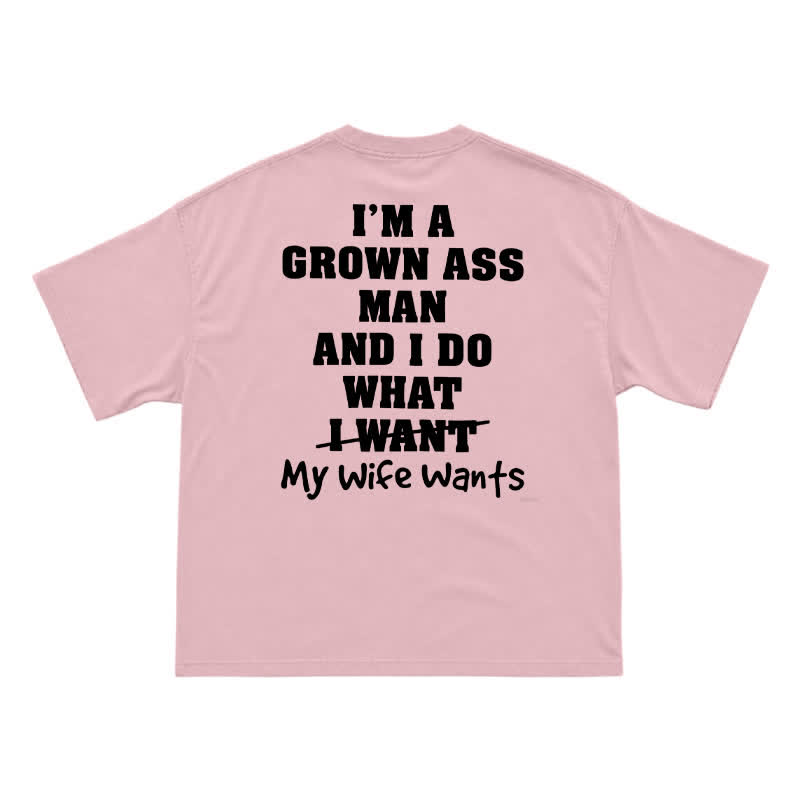 Relaxed Humor Graphic Short Sleeve Back Print T-Shirt - Pink - US16-18(2XL) - image 10
