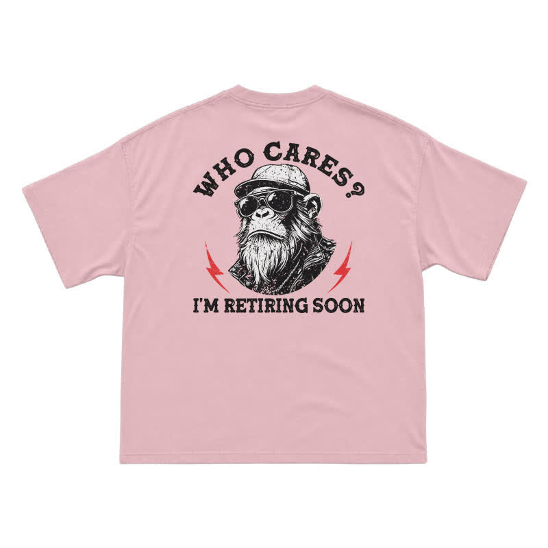 Who Cares? I'm Retiring Soon Funny T-Shirt for Men - Pink - US16-18(2XL) - image 6