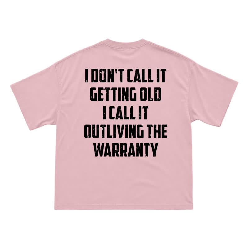 Vintage Distressed Back Graphic Relaxed Crew Neck T-Shirt - Pink - US16-18(2XL) - image 10