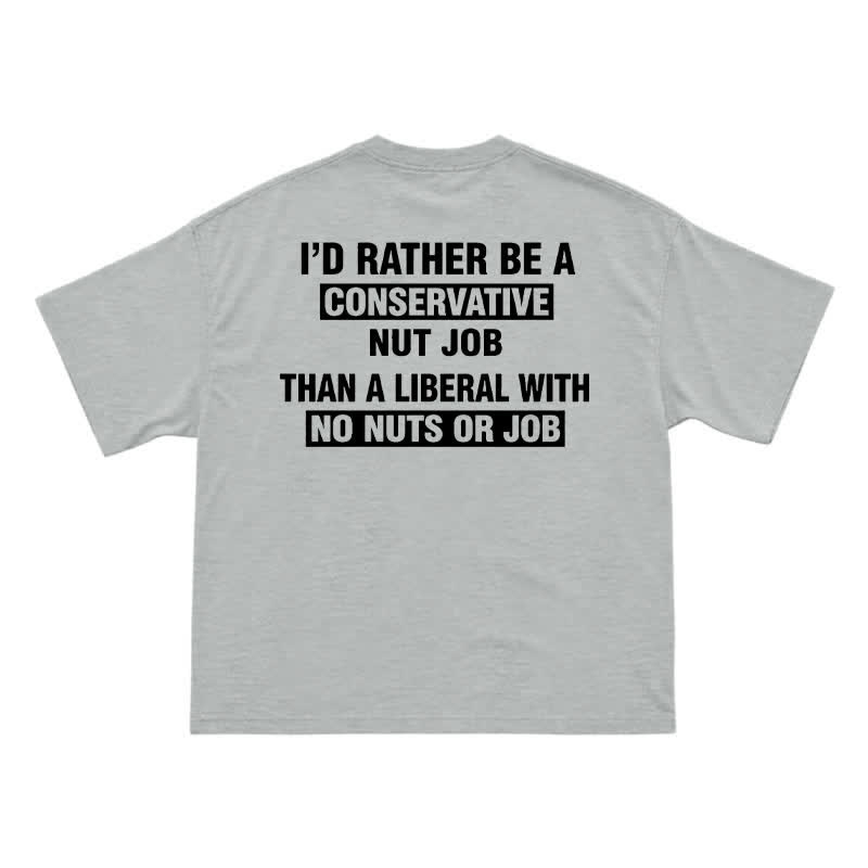 Streetwear Slogan Graphic Boxy Fit Cotton Jersey Tee - Grey - US16-18(2XL) - image 15