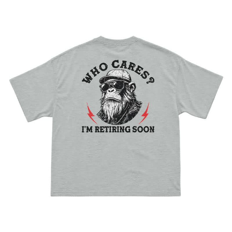 Who Cares? I'm Retiring Soon Funny T-Shirt for Men - Grey - US16-18(2XL) - image 13