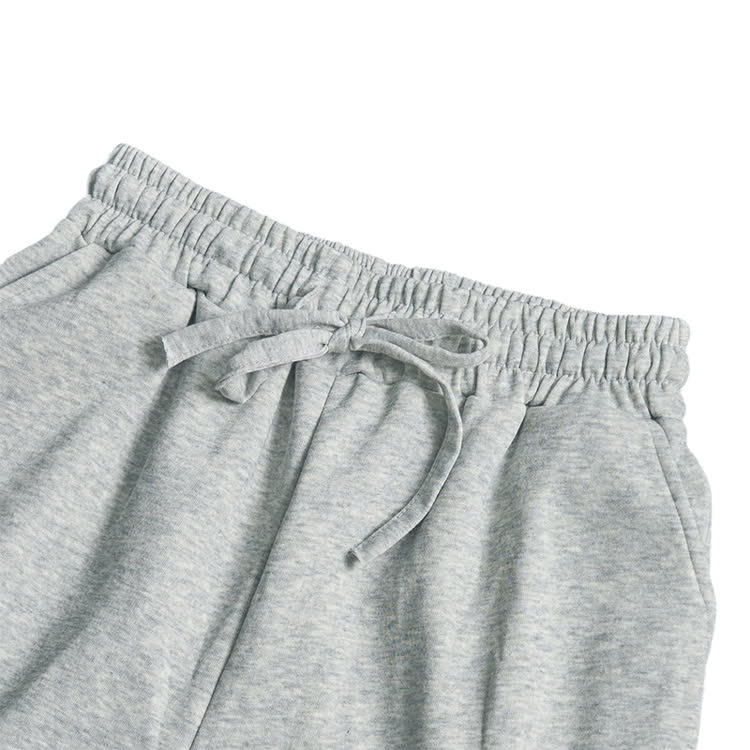 Cotton Solid Color Drawstring Pocket Shorts - image 15