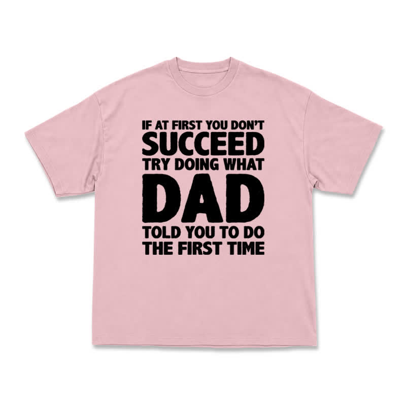 Casual Bold Slogan Graphic Cotton Blend T-Shirt - Pink - US16-18(2XL) - image 6