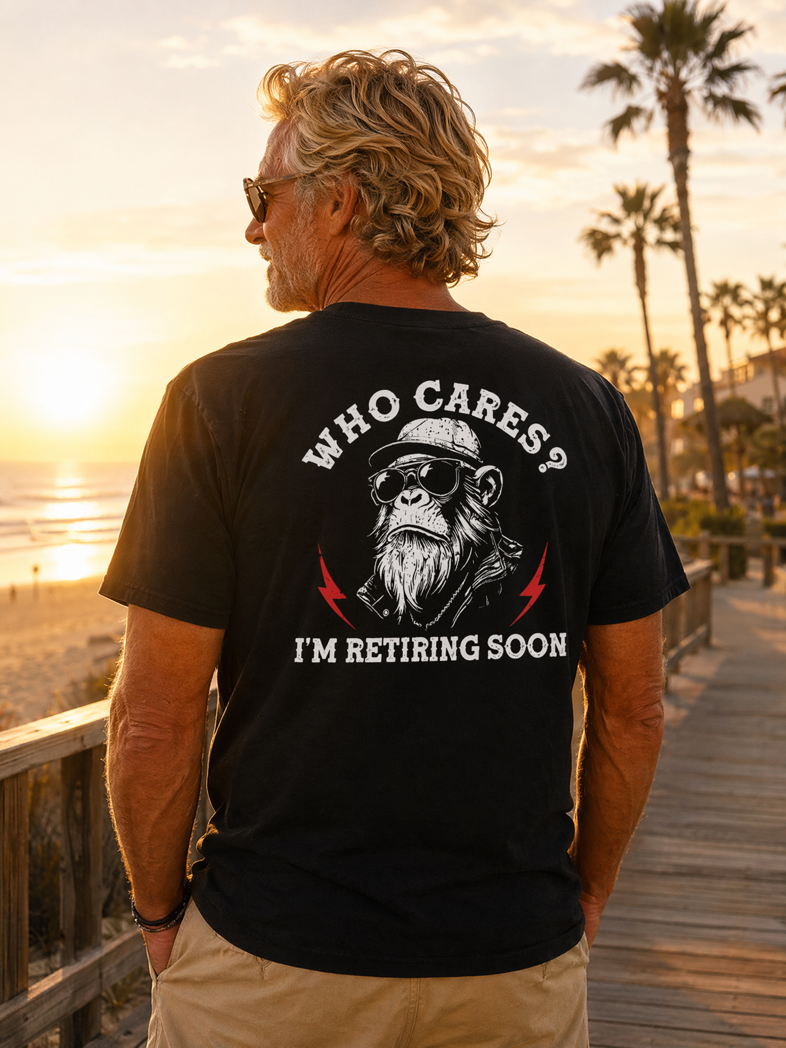 Who Cares? I'm Retiring Soon Funny T-Shirt for Men