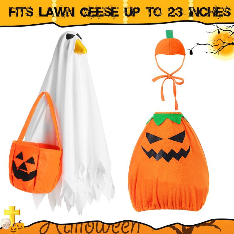 2 Sets Halloween Porch Goose Outfit