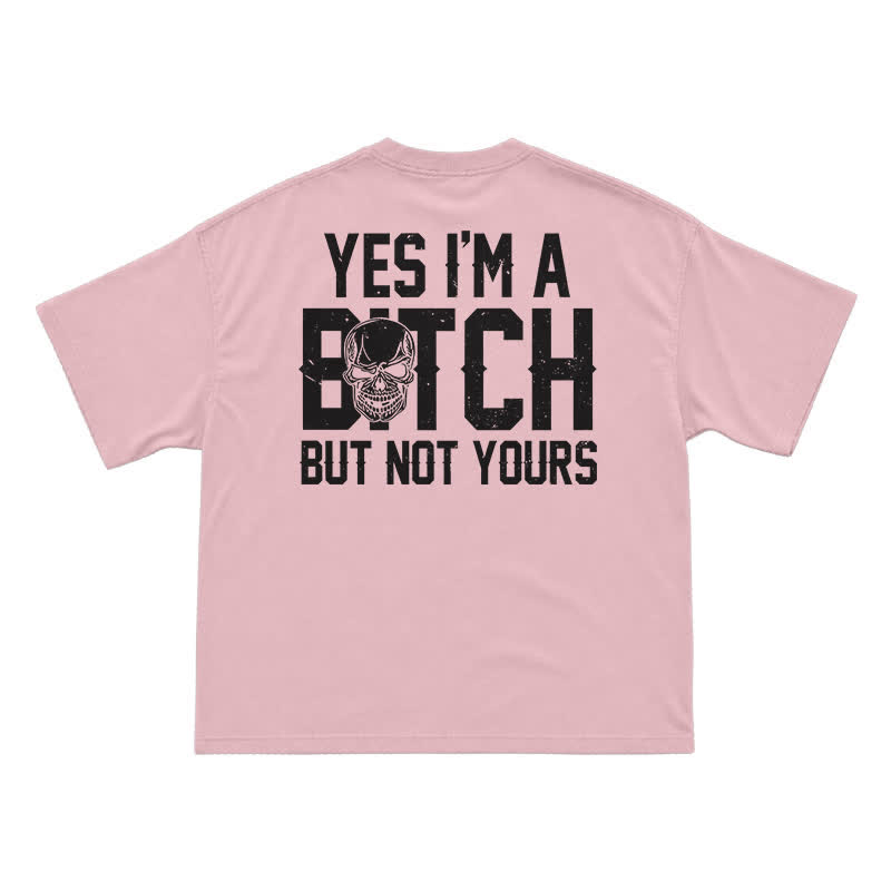 Not Yours Statement Graphic Relaxed Fit Streetwear T-Shirt - Pink - US16-18(2XL) - image 13
