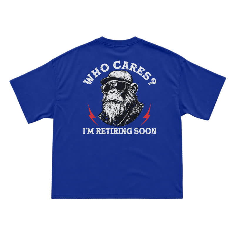 Who Cares? I'm Retiring Soon Funny T-Shirt for Men - Blue - US16-18(2XL) - image 15