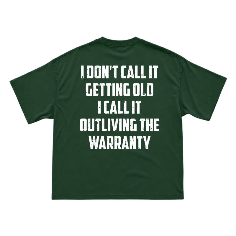 Vintage Distressed Back Graphic Relaxed Crew Neck T-Shirt - Green - US16-18(2XL) - image 13