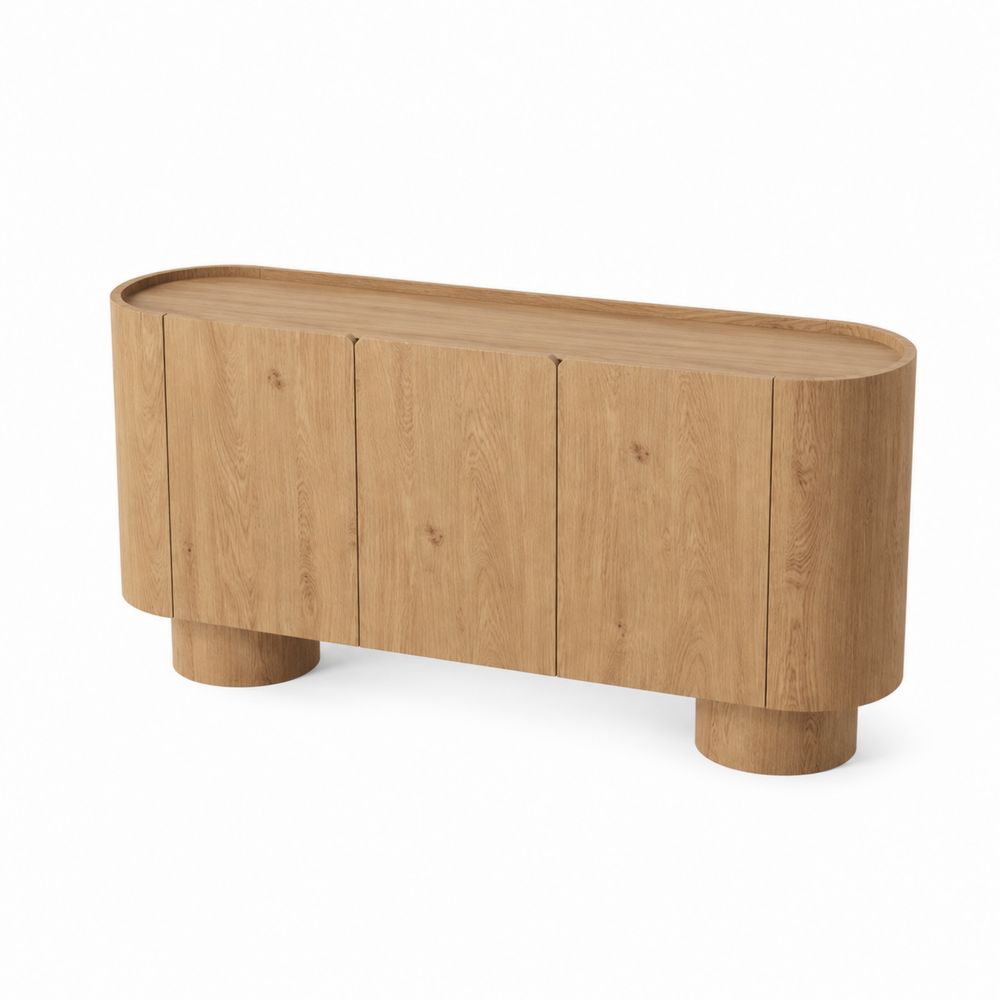 Sideboard aus Eichenfurnier 160 cm