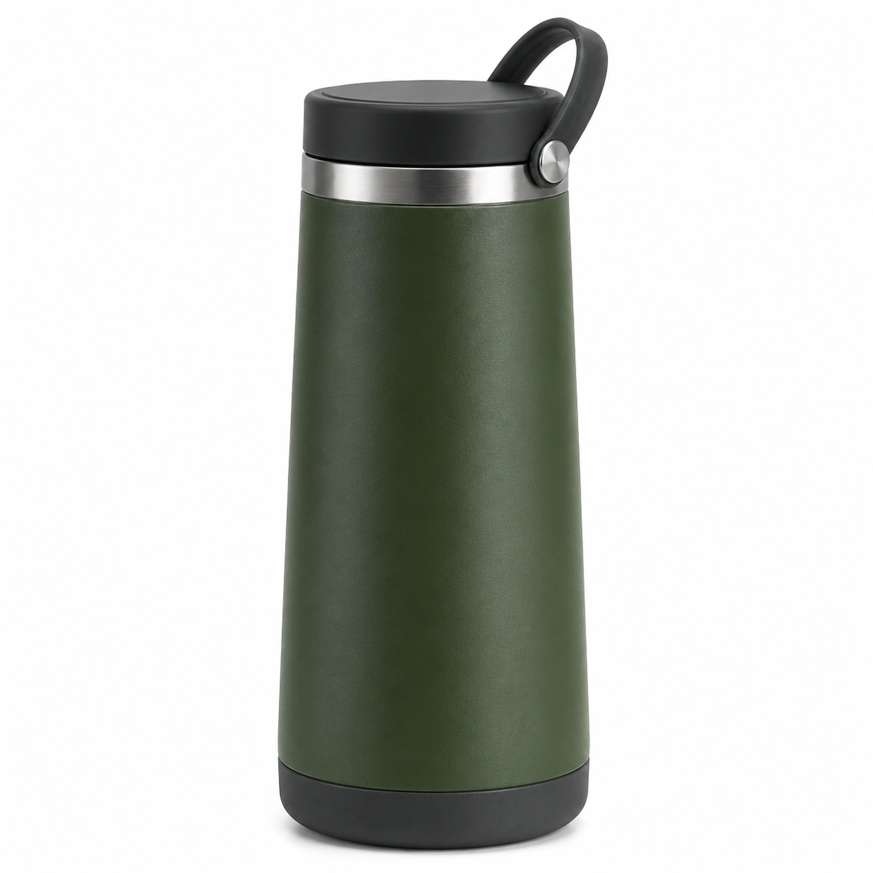 Botella Térmica 500ml Verde con Tapa de Rosca y Asa-BELLOMAISON
