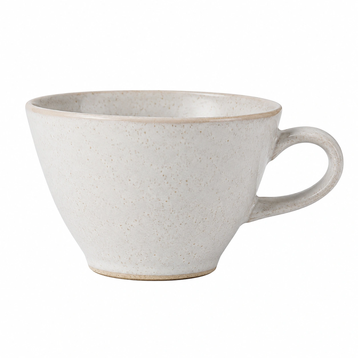 Taza de cerámica blanca 300ml con acabado mate-BELLOMAISON