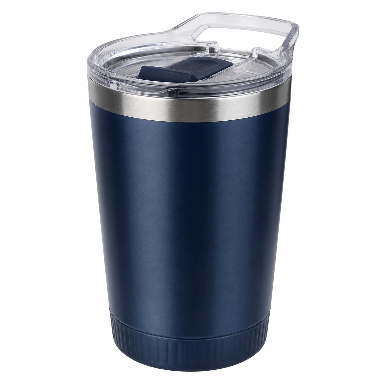 Taza térmica azul marino 500ml con tapa hermética y aislamiento doble-BELLOMAISON