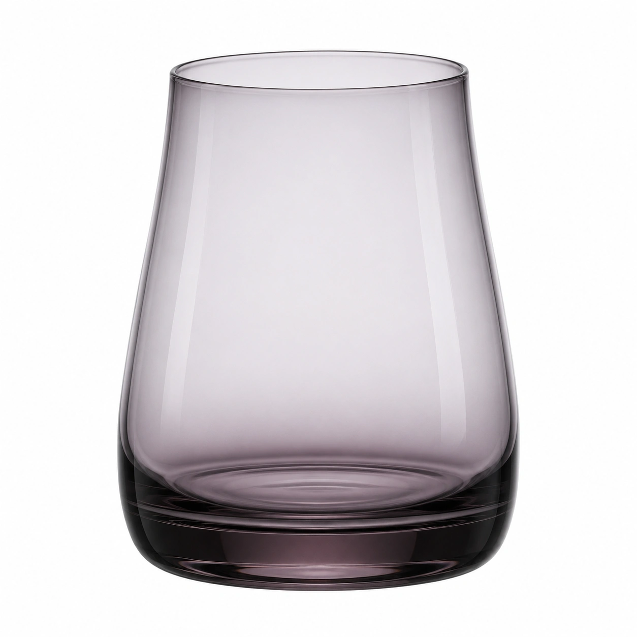 Vaso de Vidrio Transparente Morado 300ml-BELLOMAISON