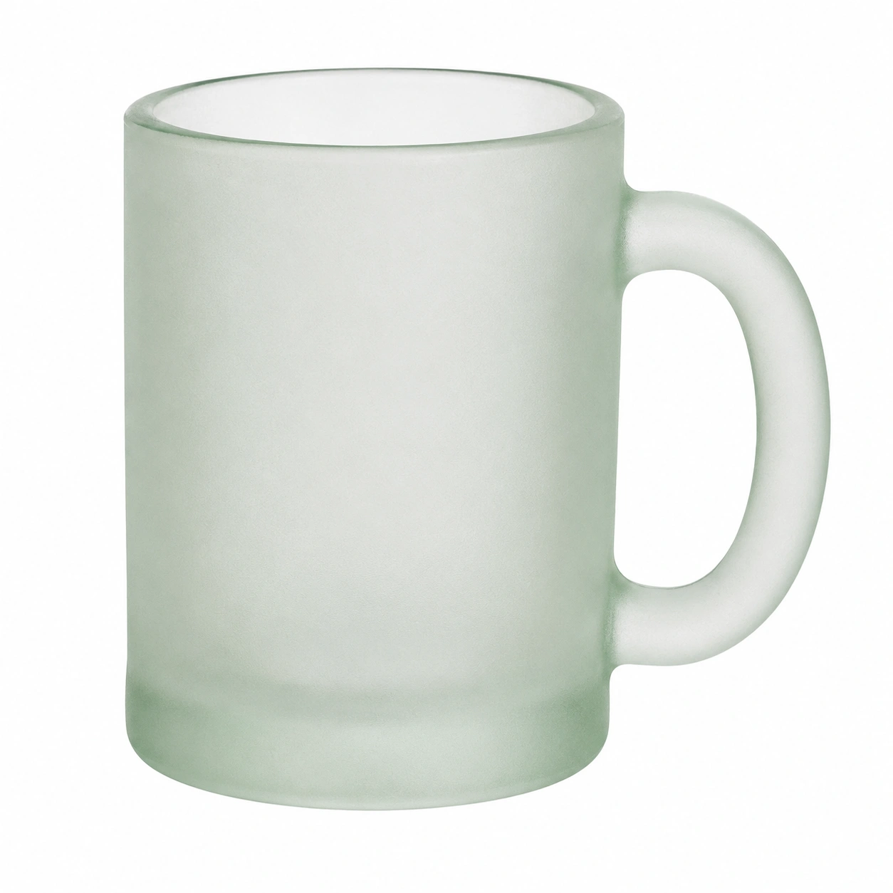 Taza de vidrio esmerilado color verde 350ml-BELLOMAISON