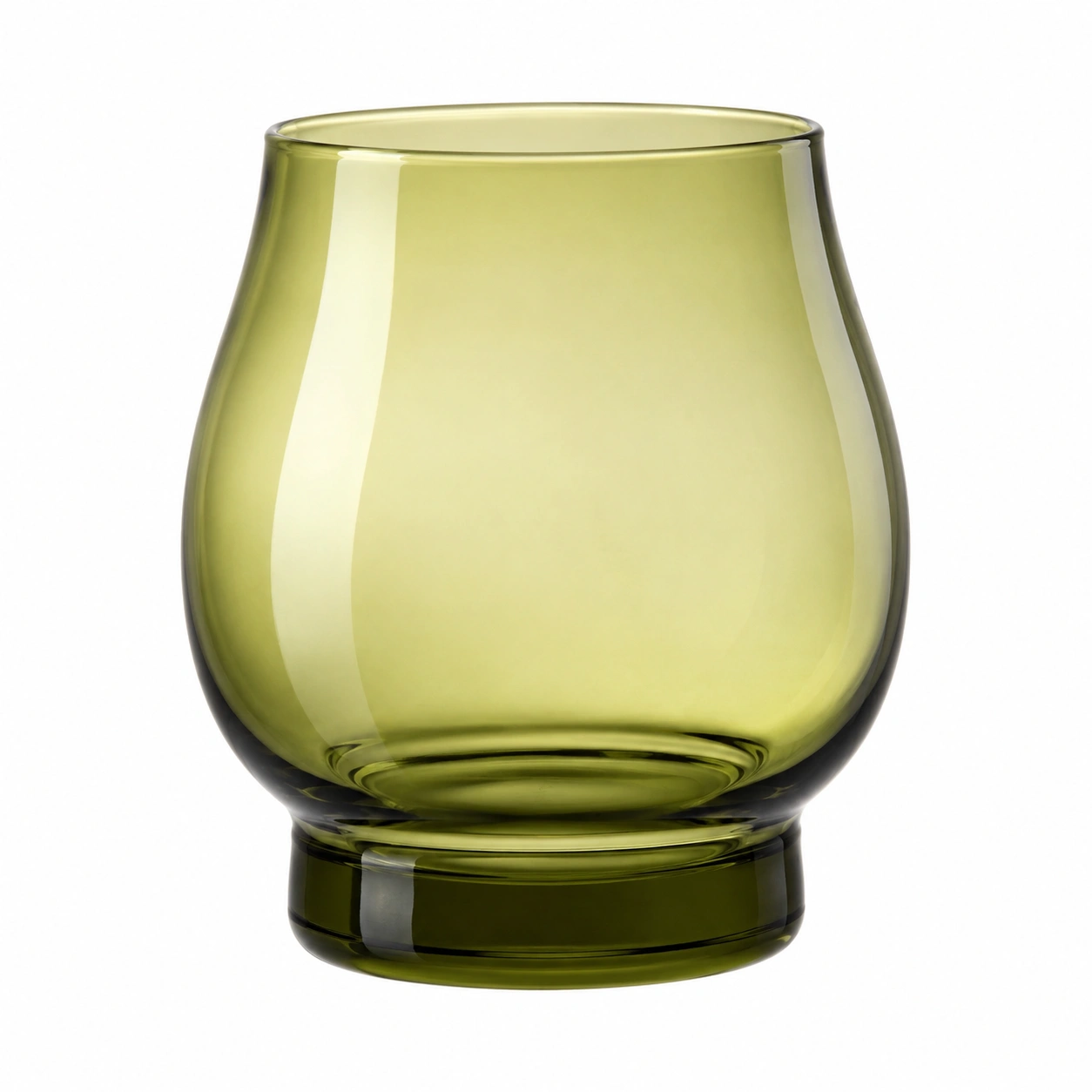Vaso de vidrio verde moderno 250ml-BELLOMAISON