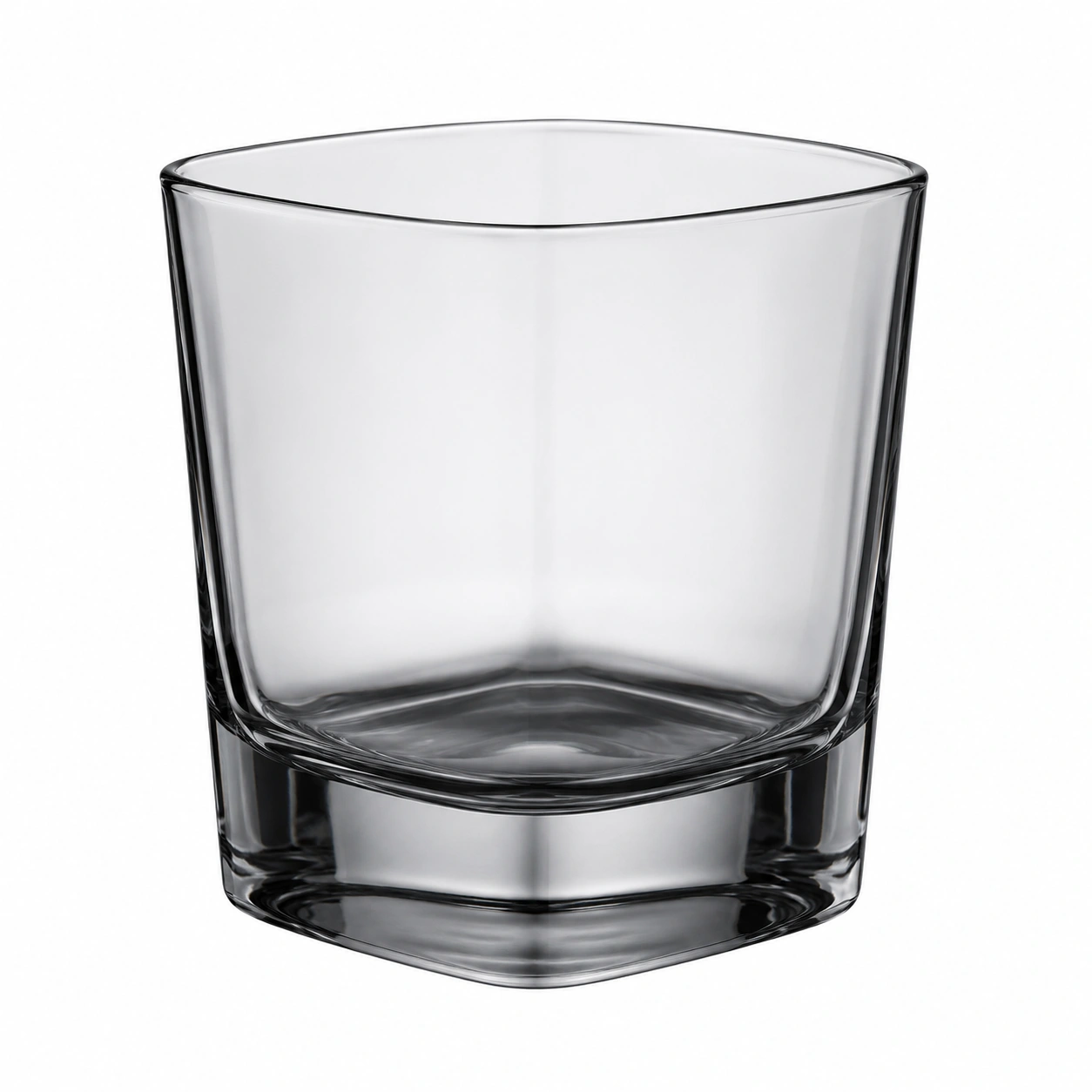 Vaso de Vidrio Transparente Cuadrado 350ml-BELLOMAISON