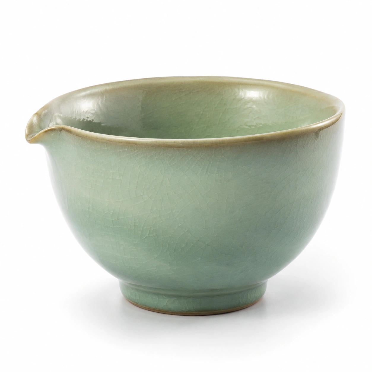 Bol Cerámico Verde con Vertedera, 500ml-BELLOMAISON