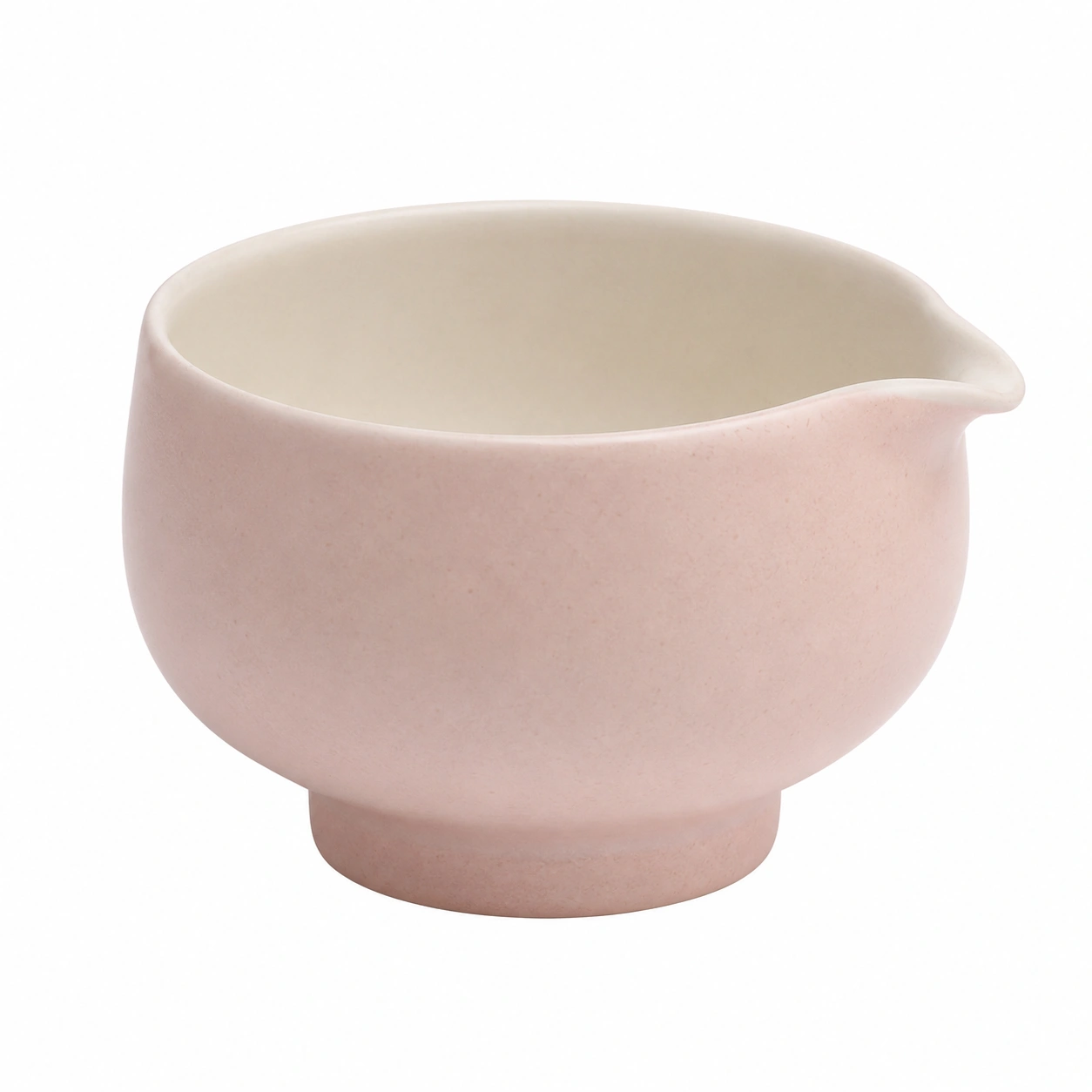 Bol de Cerámica con Vertedor Rosa Claro 500ml-BELLOMAISON