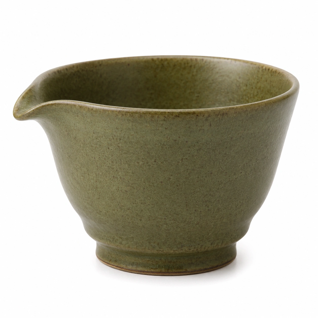 Taza de Cerámica con Pico Vertedor, 300ml, Verde-BELLOMAISON