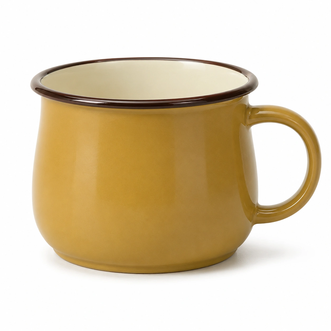 Taza de Cerámica Grande Amarilla-BELLOMAISON