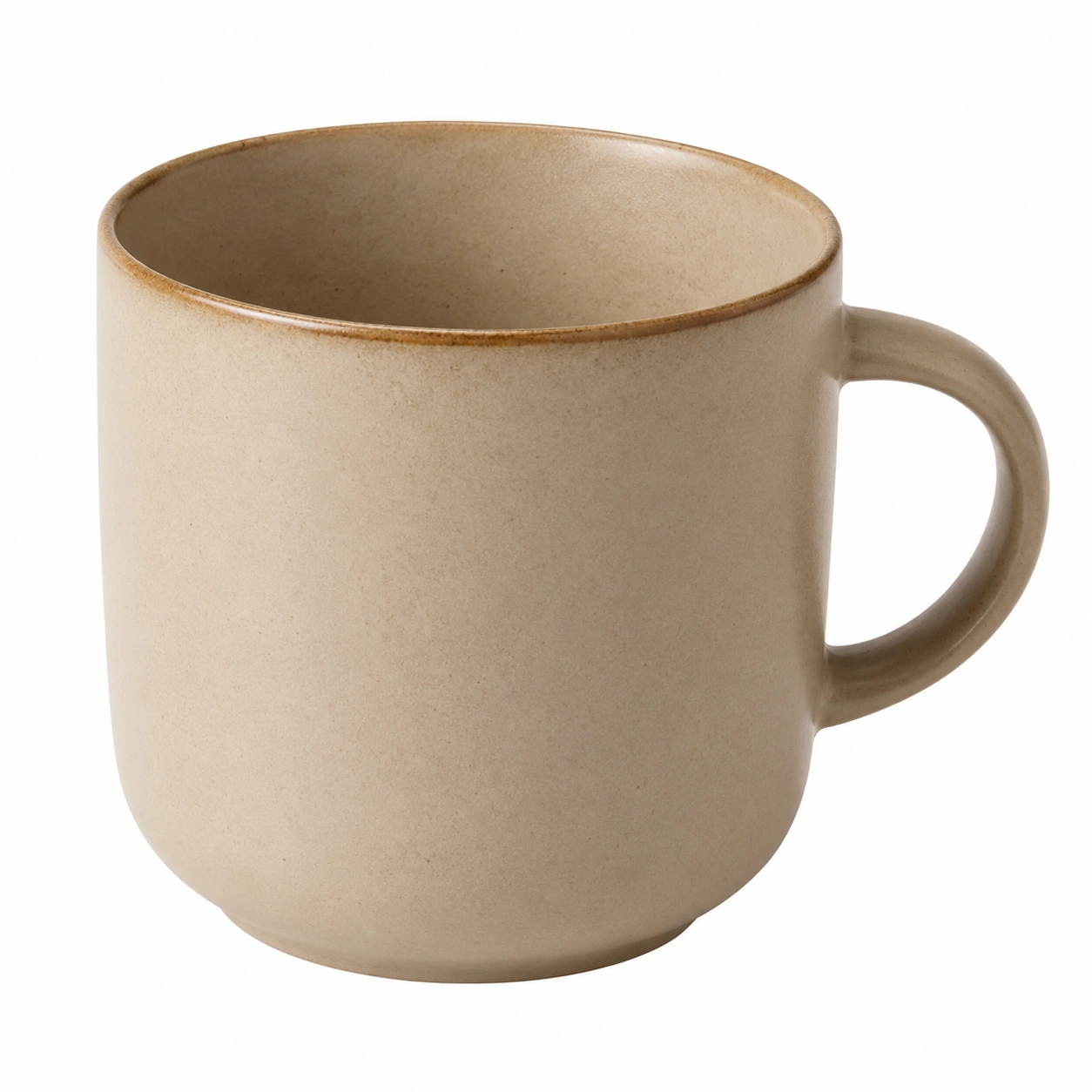 Taza de Cerámica Beige 350ml-BELLOMAISON