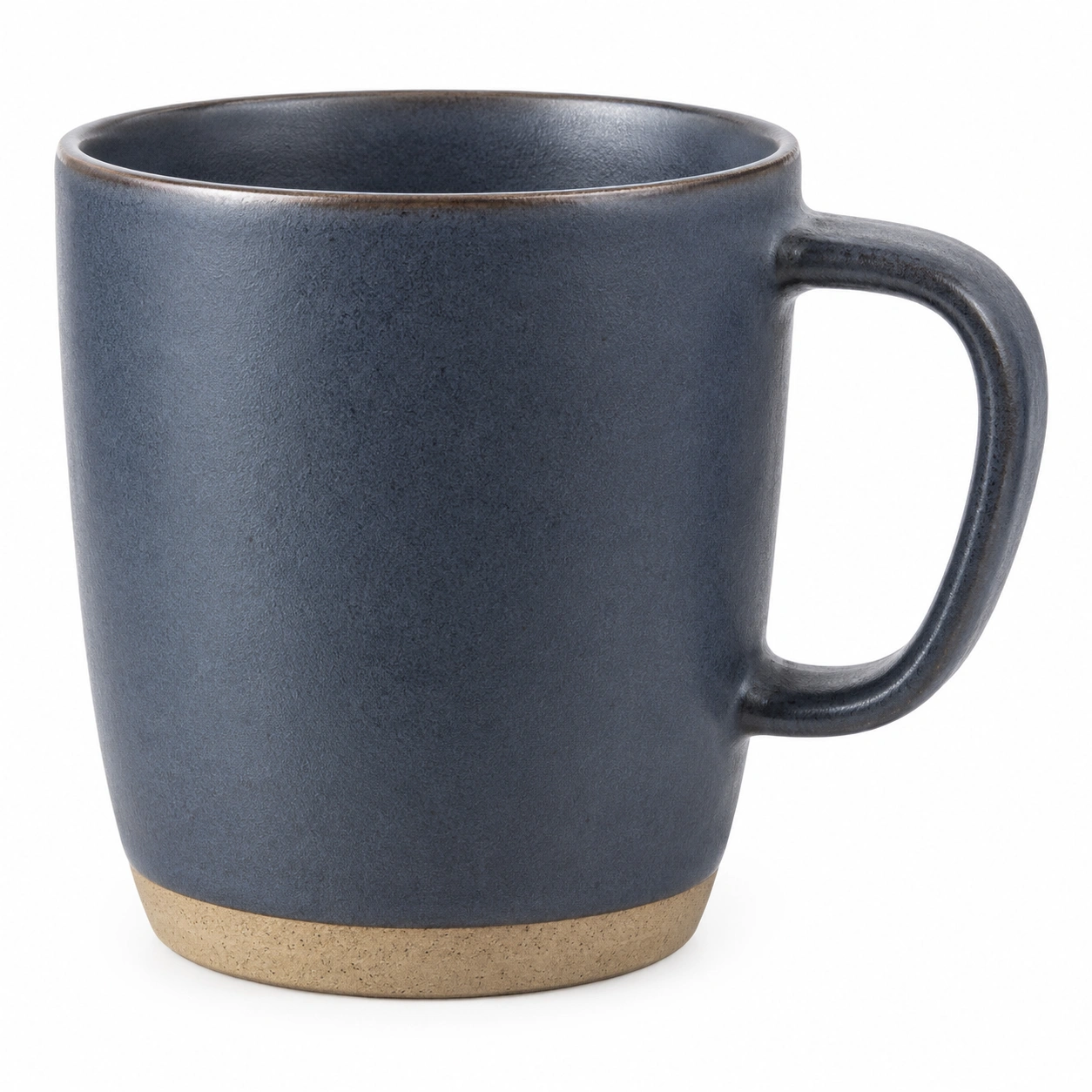Taza de Cerámica Azul Mate 350ml-BELLOMAISON
