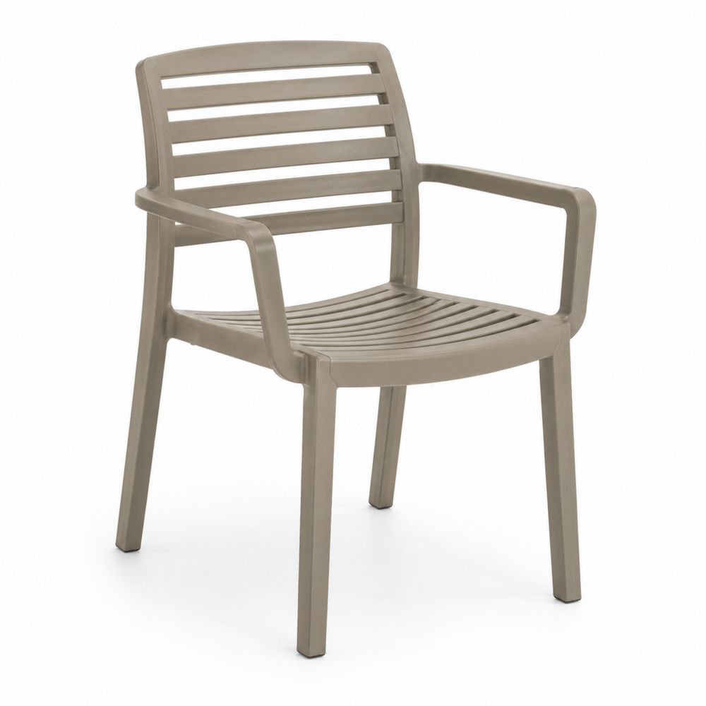 Kunststoff Gartenstuhl Beige