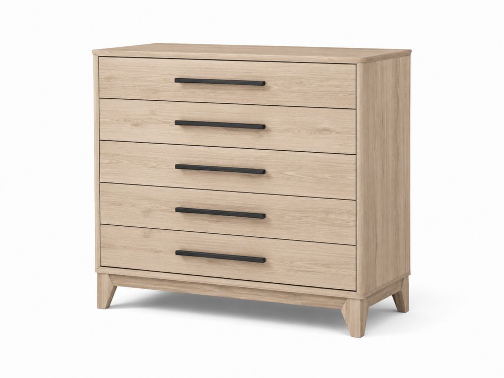 Kommode aus Holz mit 5 Schubladen